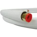Ductless Lineset, 1/4" x 3/8" x 1/2" x 50', White EZ-PULL, 14G-4W