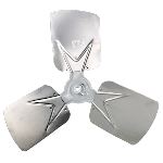 Fan Blade, 24", CW, 3-29, 1/2" Bore
